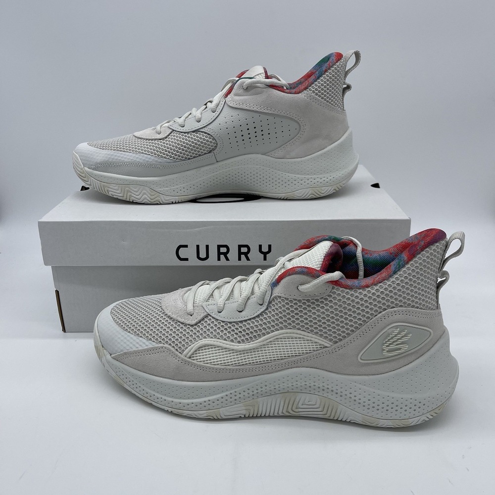 Under Armour Curry 3Z 24 SDE Basketball Shoes Size Men's 11.5 Women's‎ 13 White